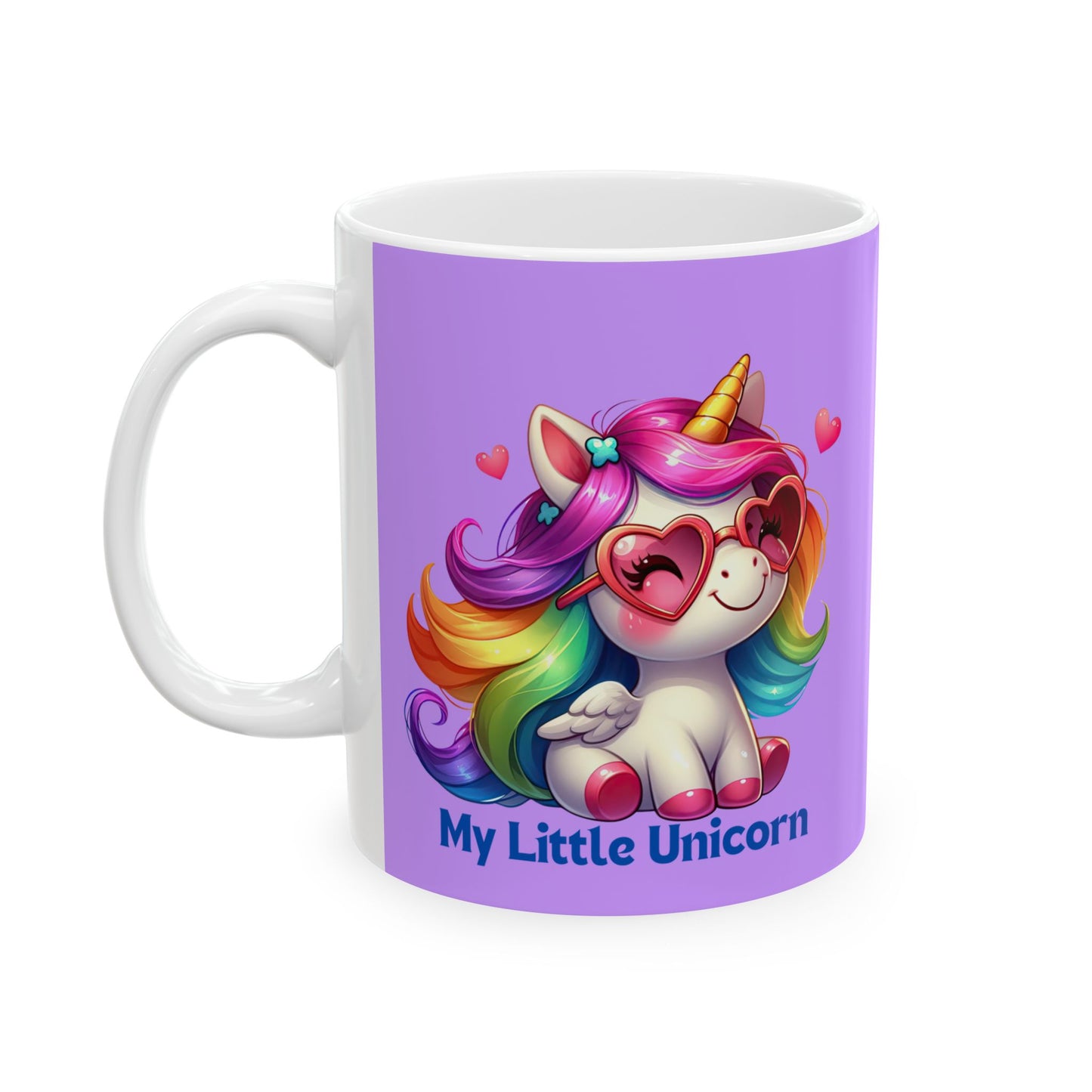 My Little Unicorn Rainbow Mug 11-15 Ounces Purple
