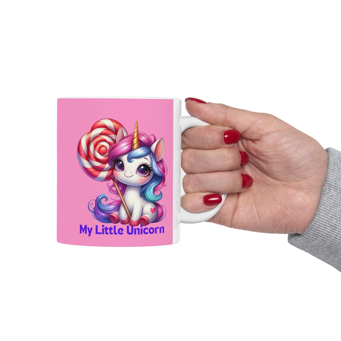My Little Unicorn Candy Mug 11-15 Ounces Pink