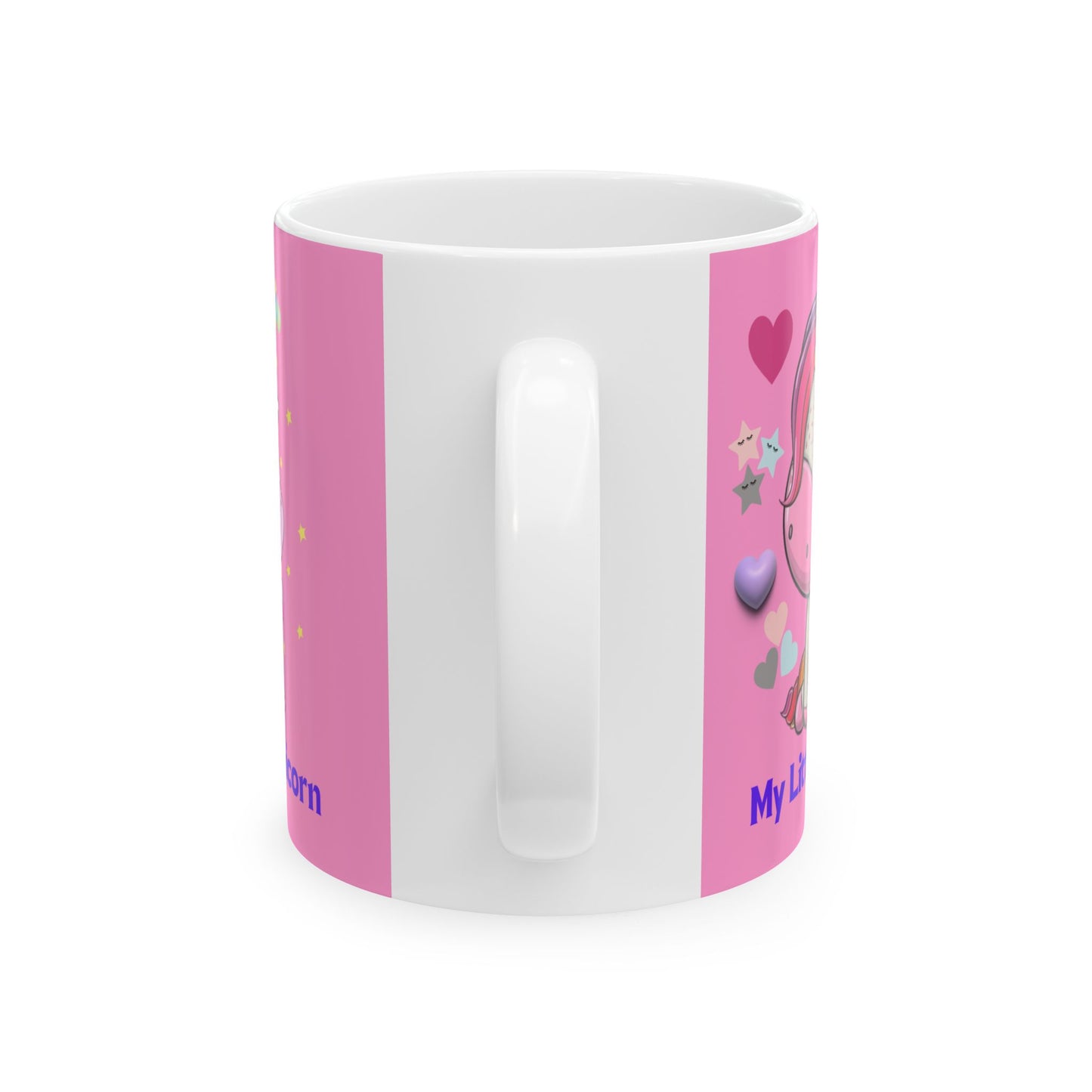 My Little Unicorn Balloons Mug 11-15 Ounces Pink