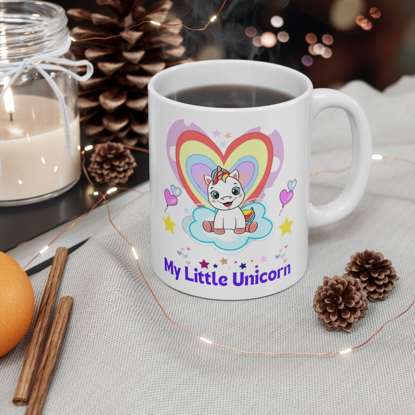 My Little Gold Star Unicorn Mug 11-15 Onces White