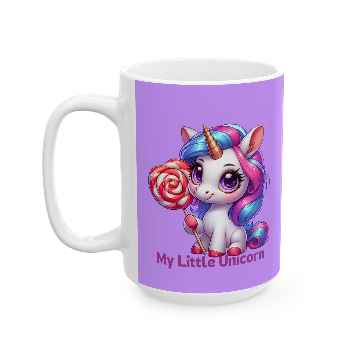 My Little Unicorn Castle Mug 11-15 Ounces Purple