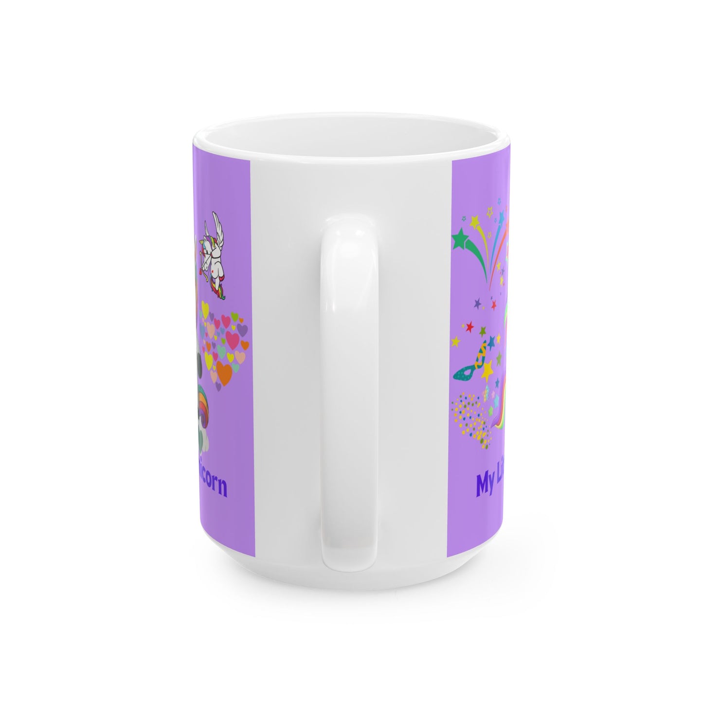 My Little Unicorn Couple Mug 11-15 Ounces White