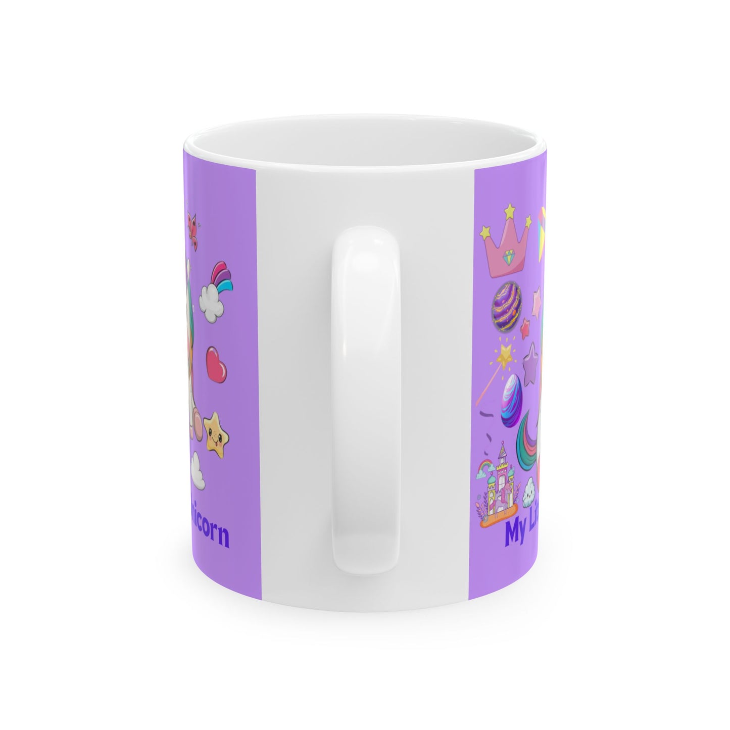 My Little Unicorn Fantasy Mug 11-15 Ounces Purple