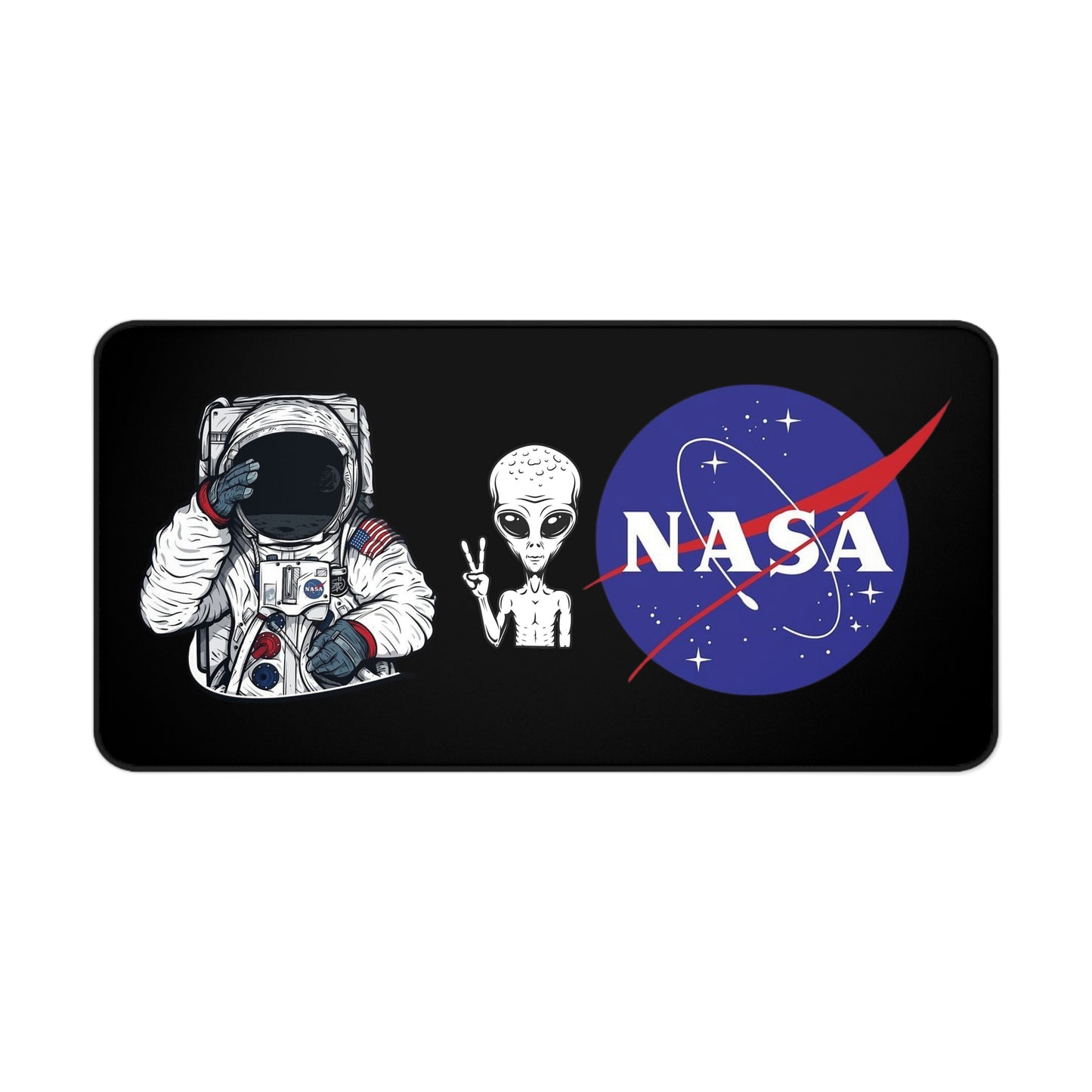 Nasa Mouse Pad Black