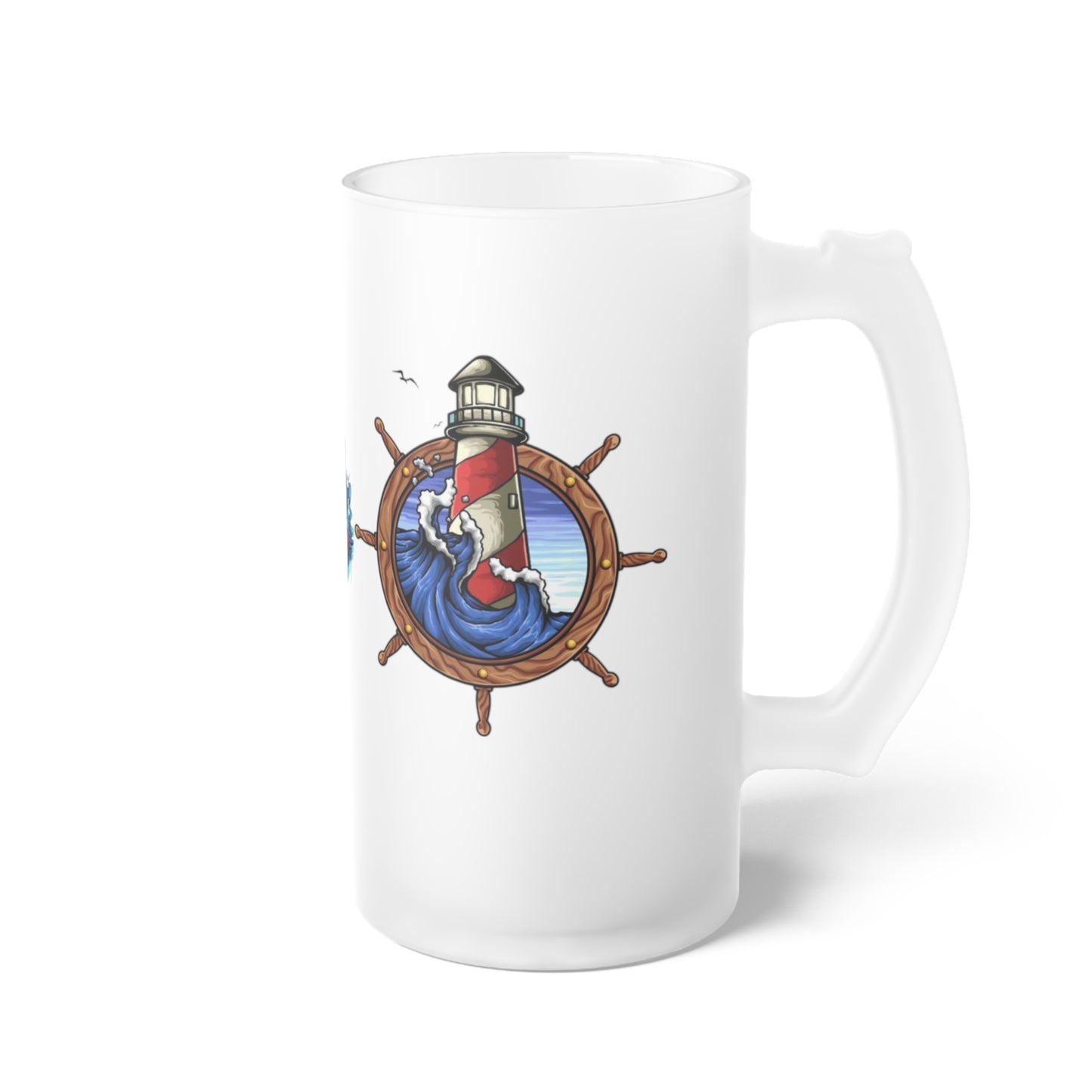 Frosted Glass Beer Mug
