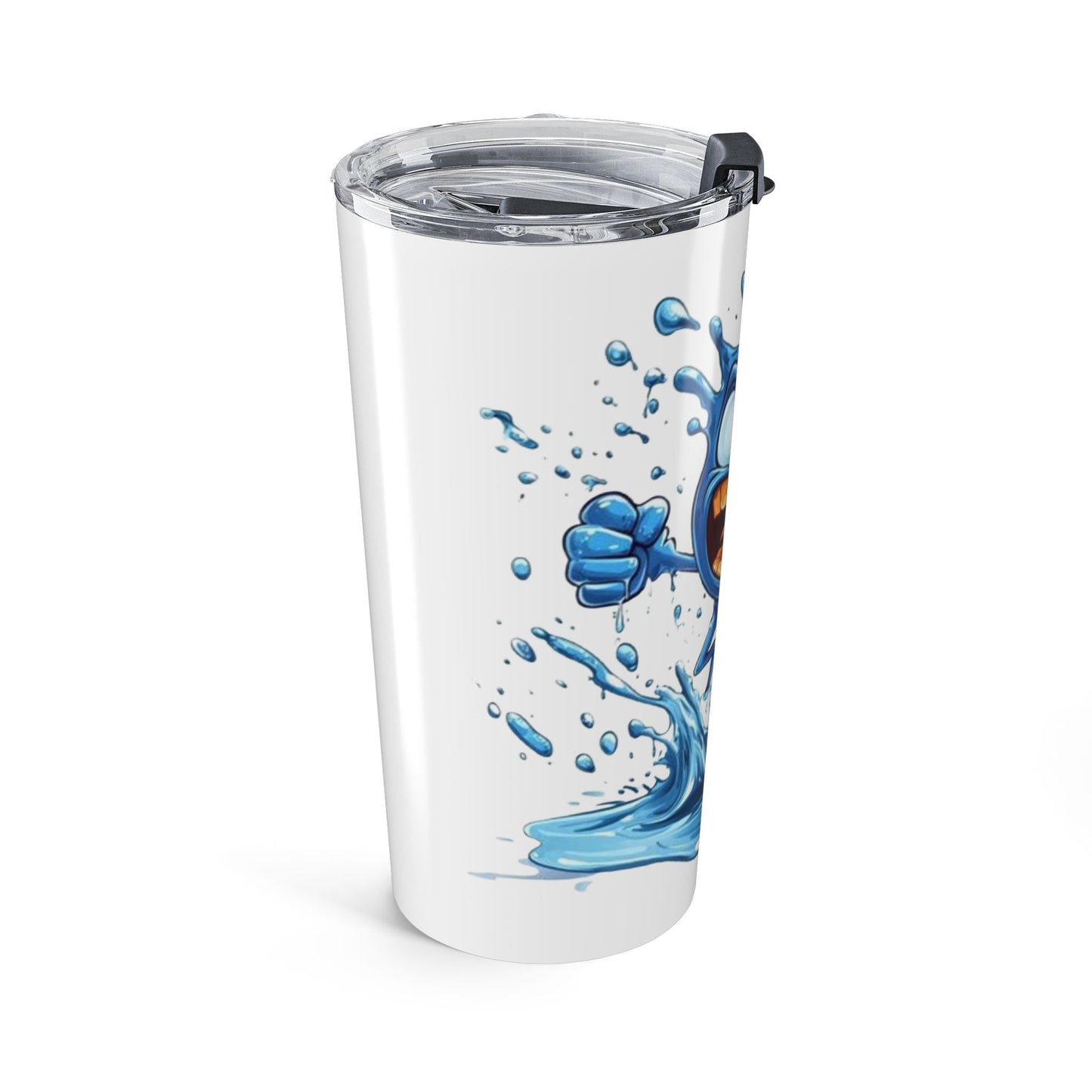Angry Water Tumbler 20 Ounces White