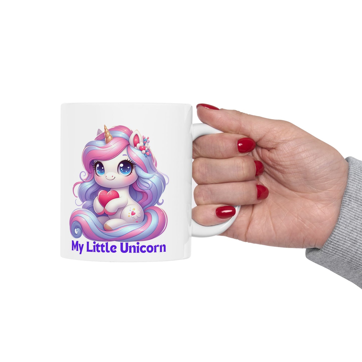 My Little Unicorn Sweet Mug 11-15 Ounces White