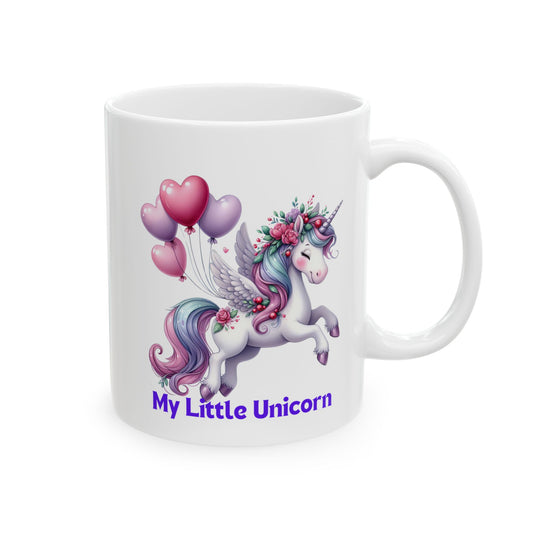 My Little Unicorn Horse Mug 11-15 Ounces White