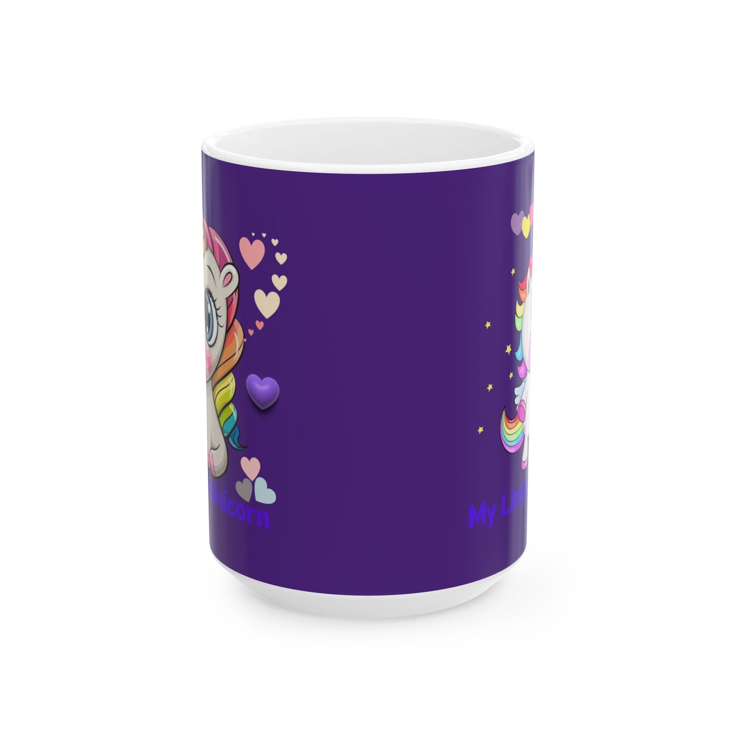 My Little Unicorn Love Mug 11-15 Ounces Purple
