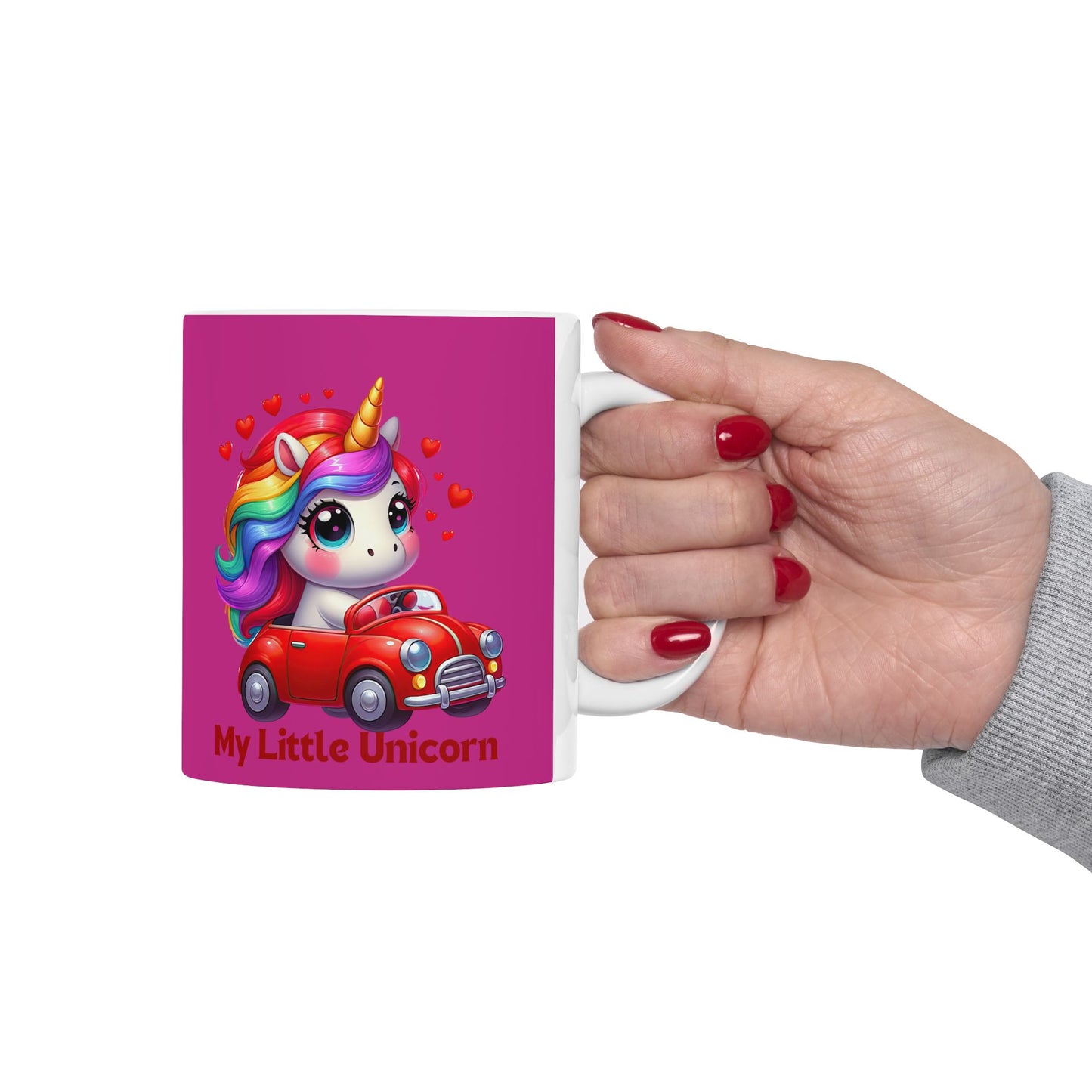 My Little Unicorn Castle Mug 11-15 Ounces Pink