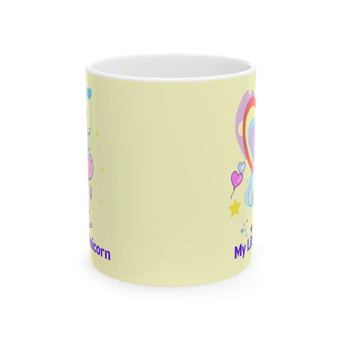 My Little Unicorn Love Mug 11-15 Ounces Yellow