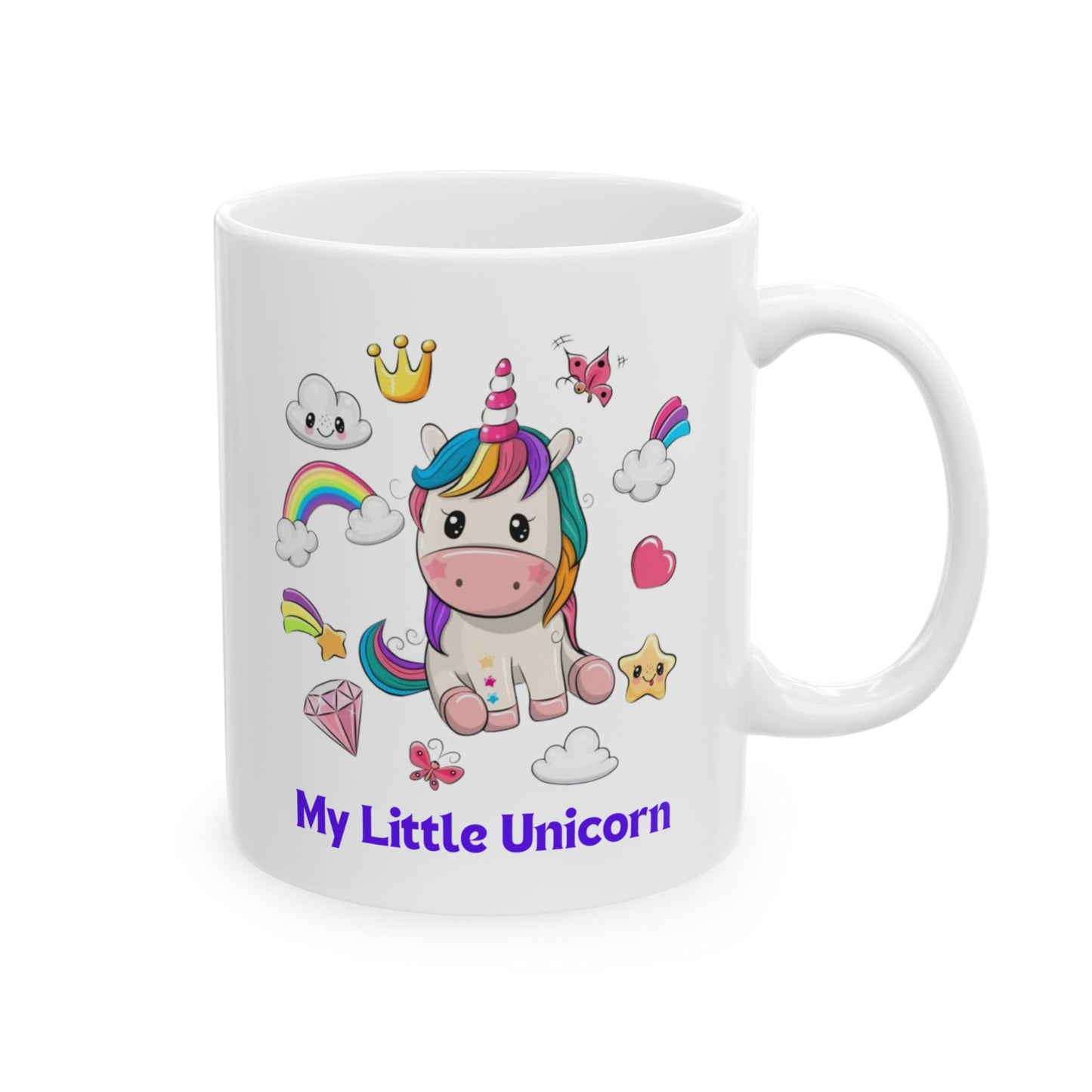 My Little Unicorn Fantasy Mug 11-15 Ounces White
