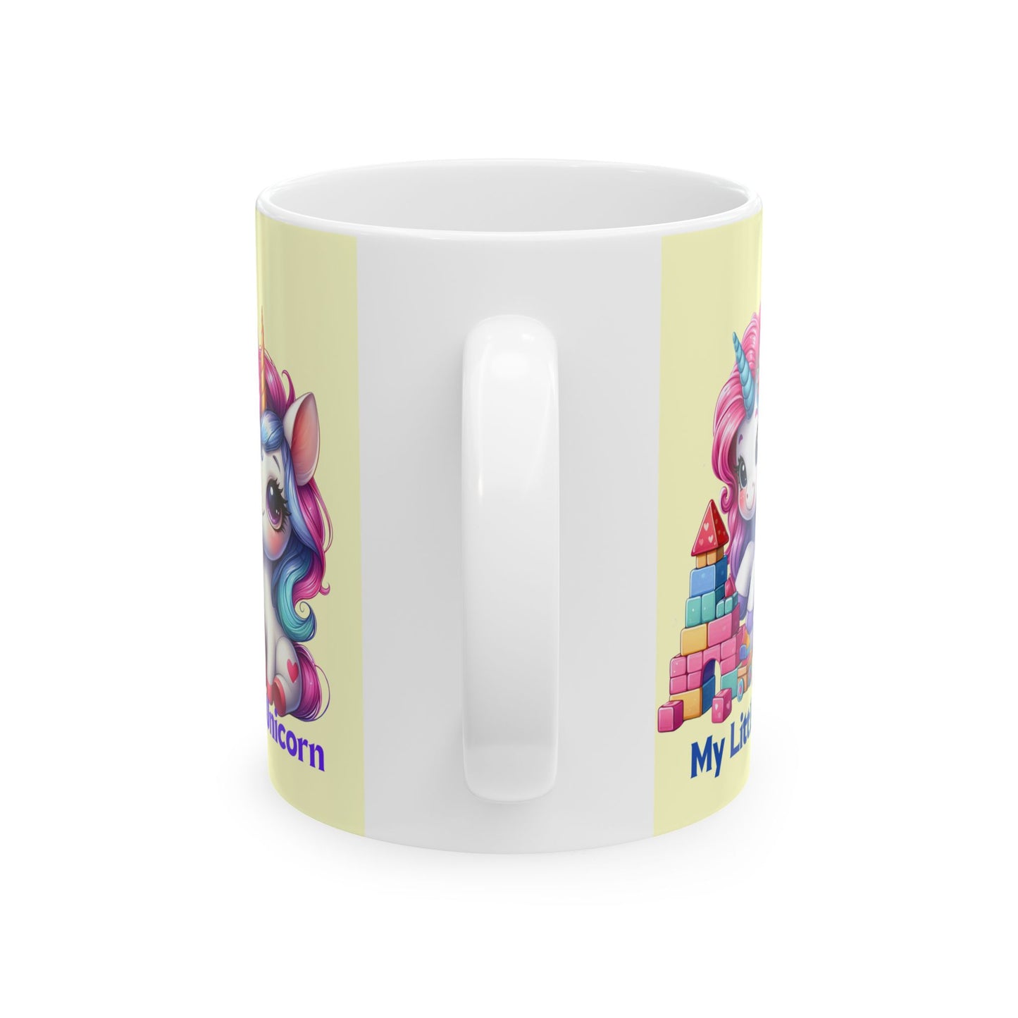 My Little Unicorn Candy Mug 11-15 Ounces Yellow