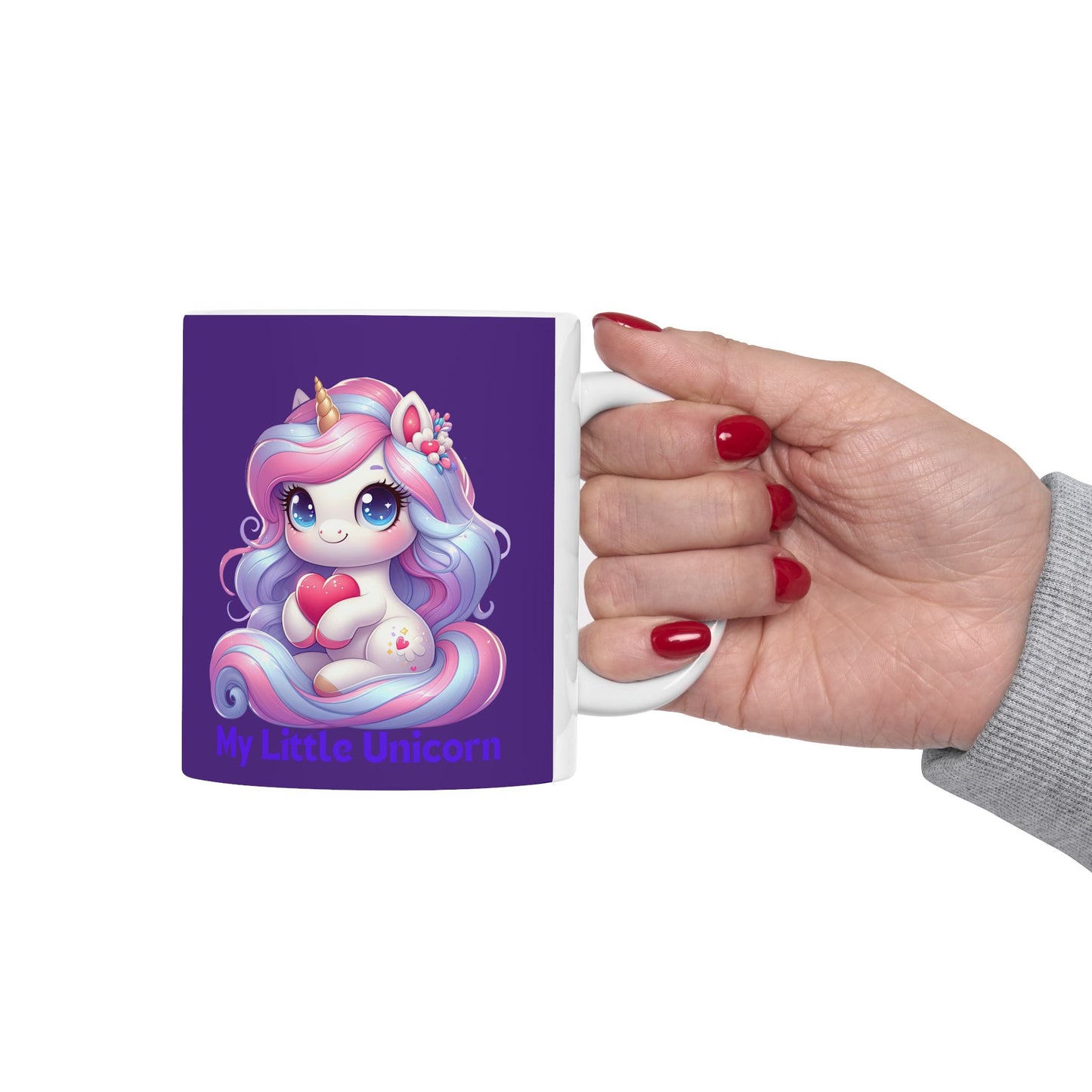 My Little Unicorn Sweet Mug 11-15 Ounces Purple