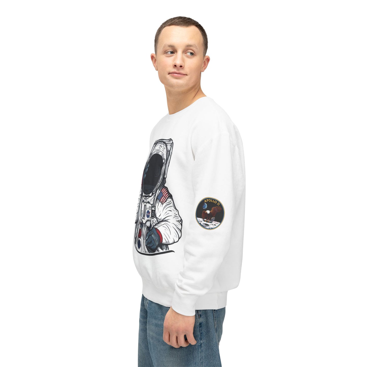 Unisex Long Sleeves Lightweight Crewneck Sweatshirt