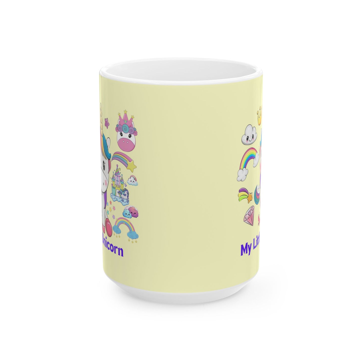My Little Unicorn Fantasy Mug 11-15 Ounces Yellow