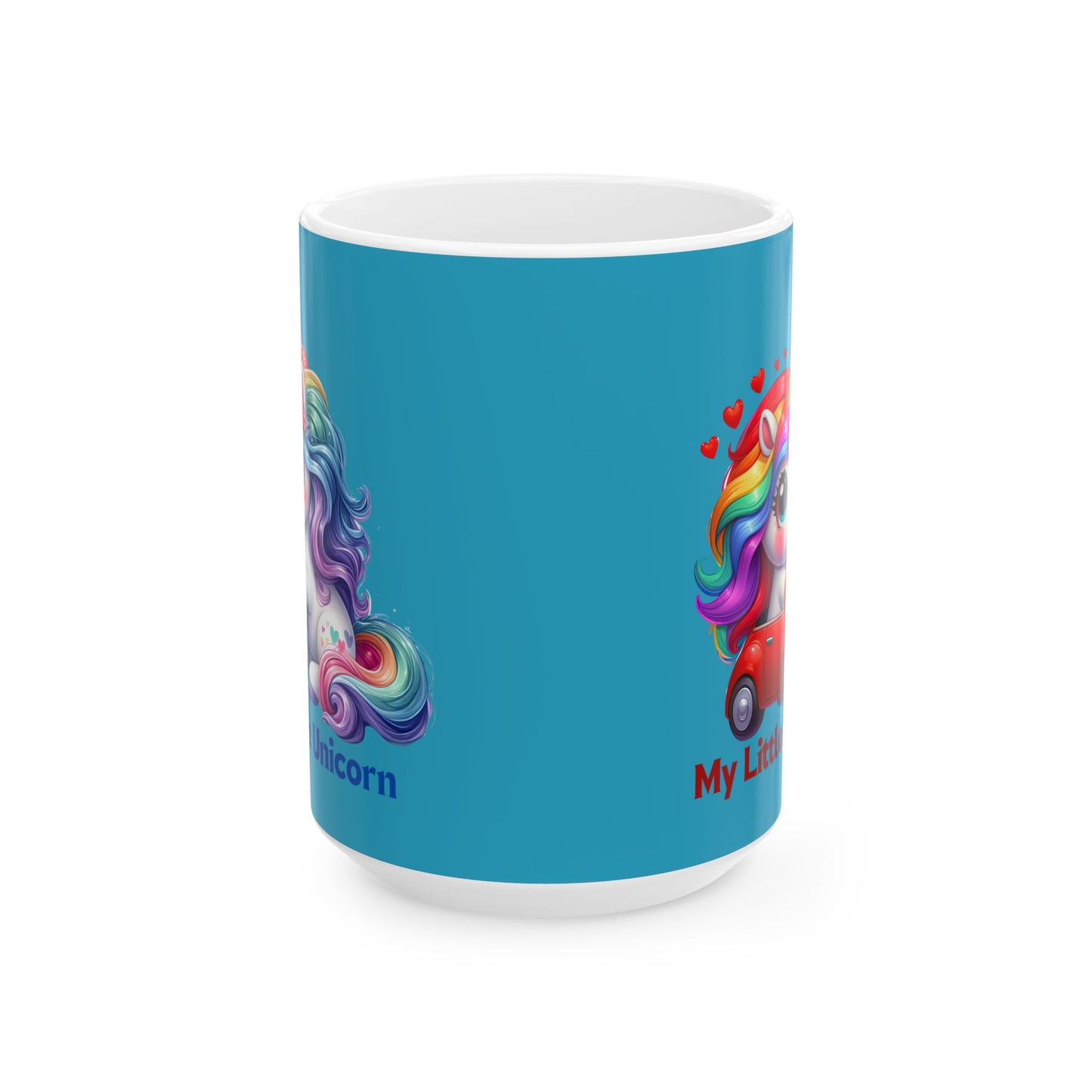 My Little Unicorn Castle Mug 11-15 Ounces Turquoise