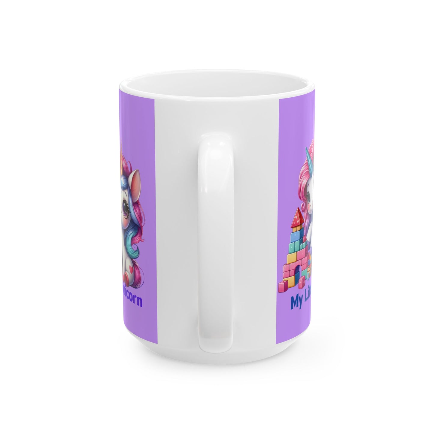 My Little Unicorn Candy Mug 11-15 Ounces Purple