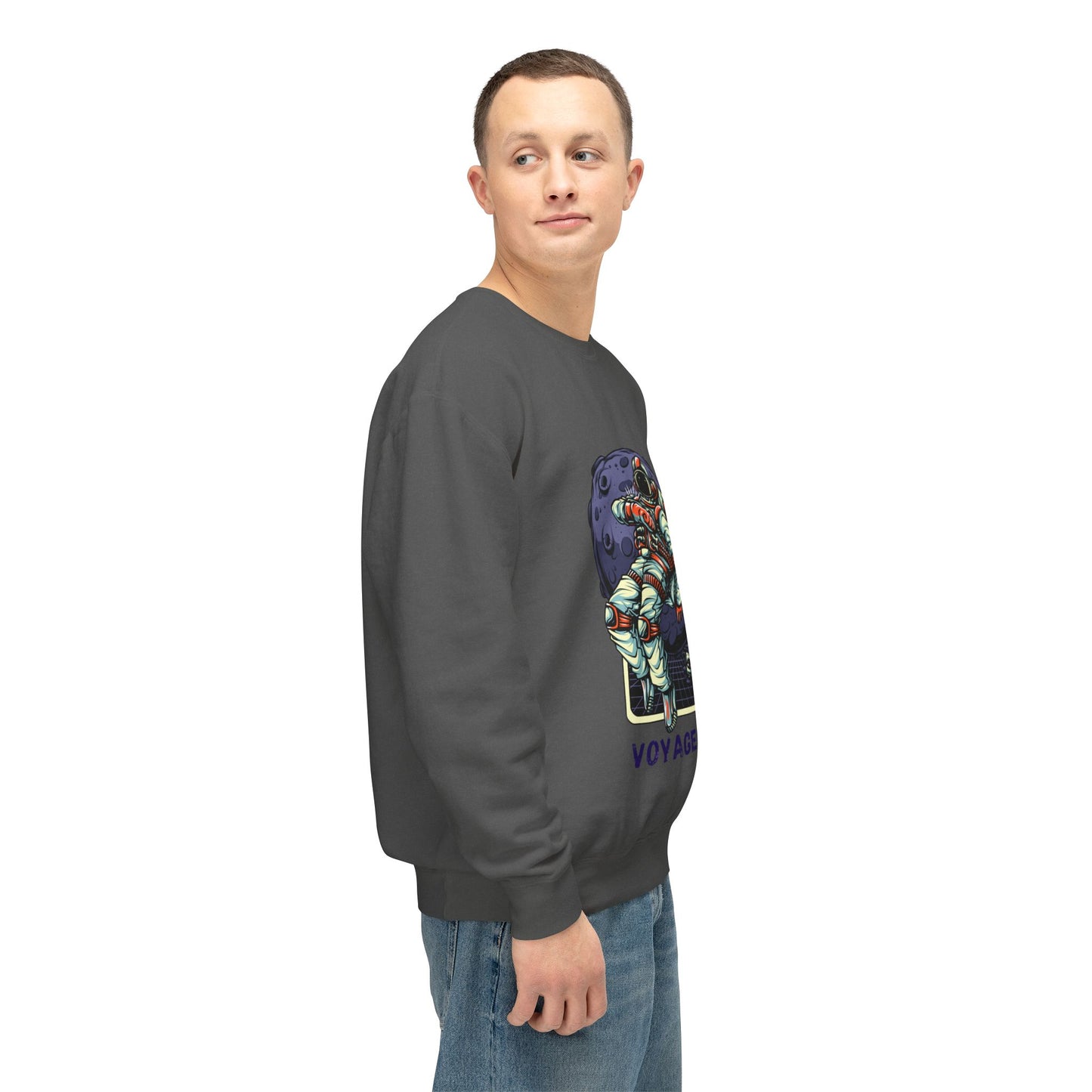 Unisex Long Sleeves Lightweight Crewneck Sweatshirt