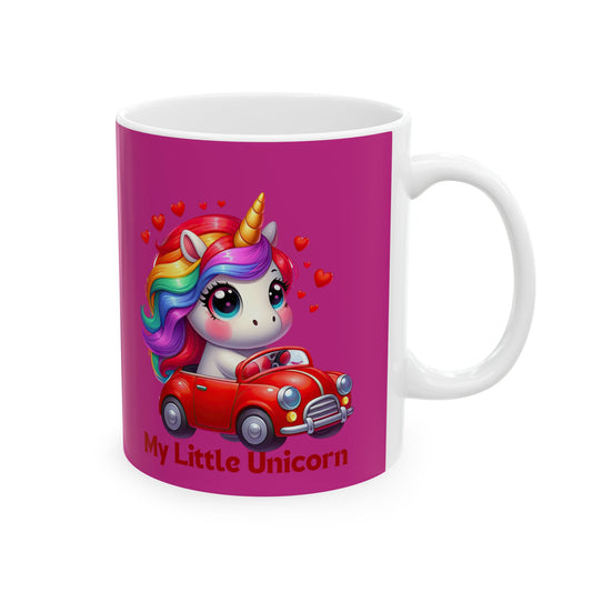 My Little Unicorn Castle Mug 11-15 Ounces Pink