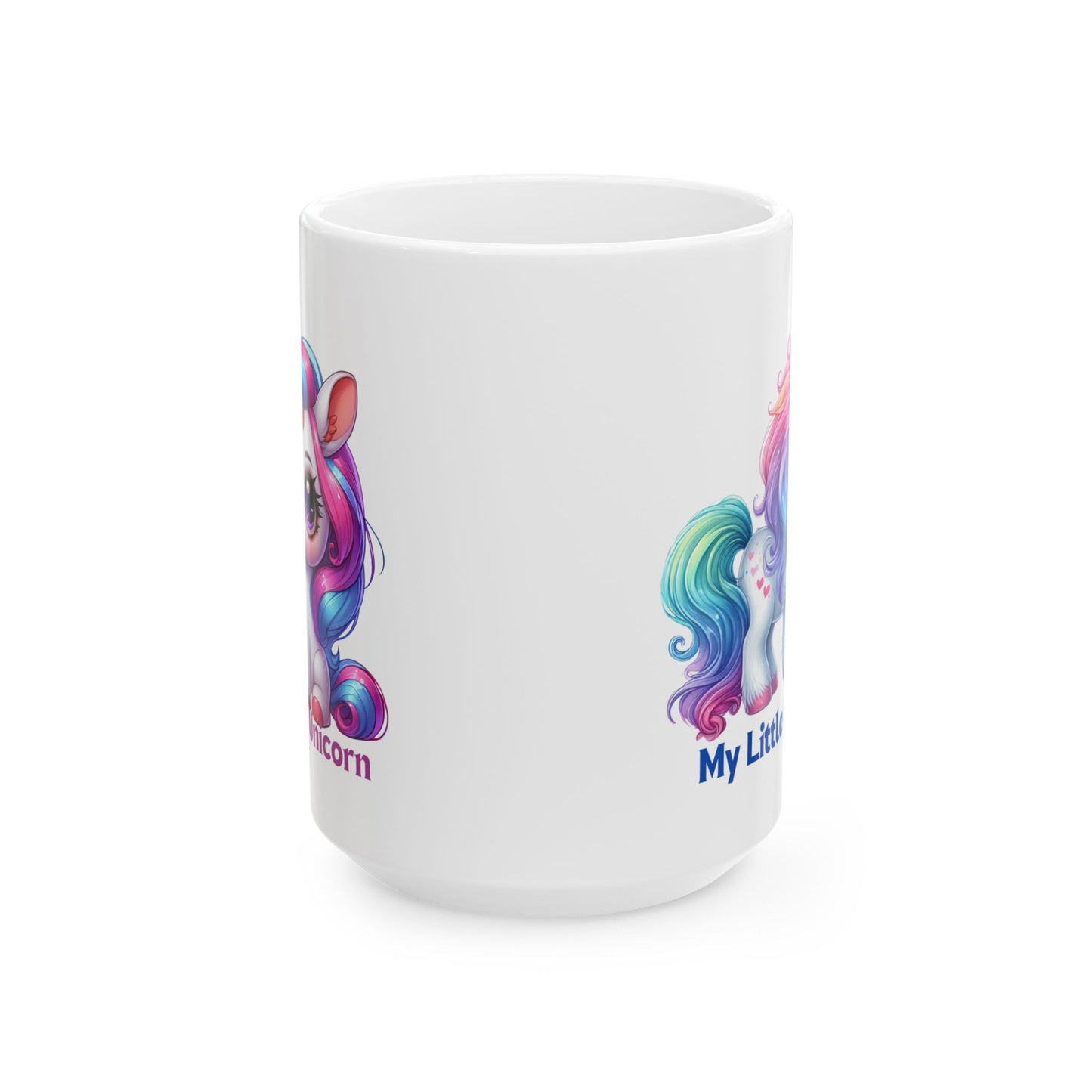My Little Unicorn Castle Mug 11-15 Ounces White