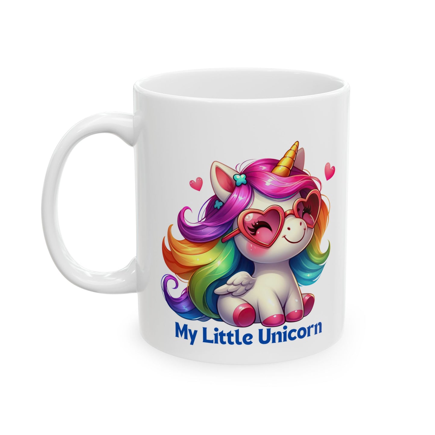My Little Unicorn Rainbow Mug 11-15 Ounces White