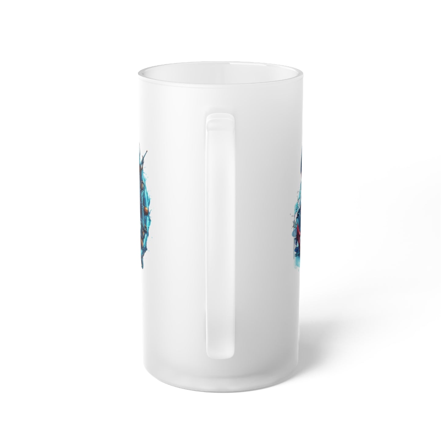 Frosted Glass Beer Mug