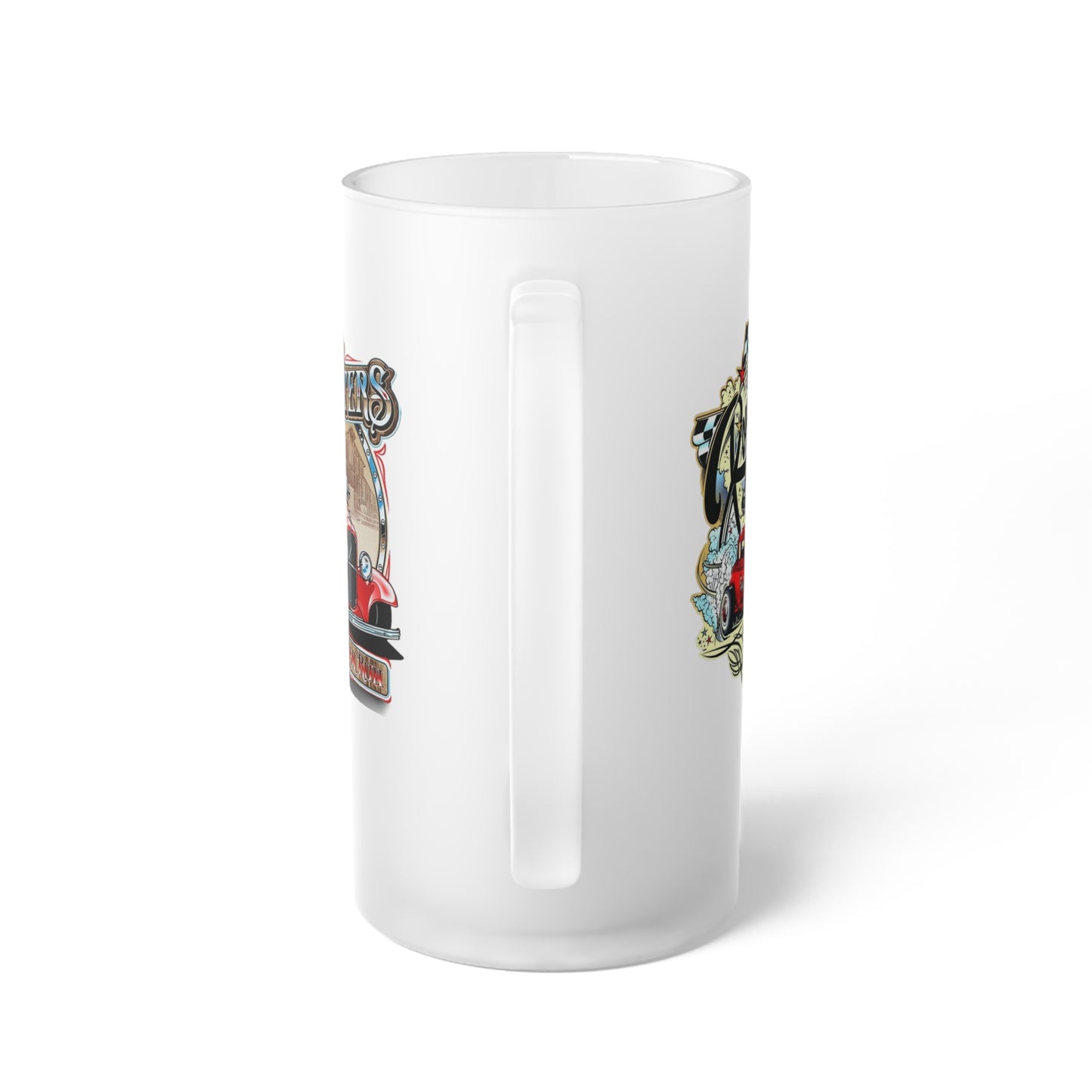 Frosted Glass Beer Mug