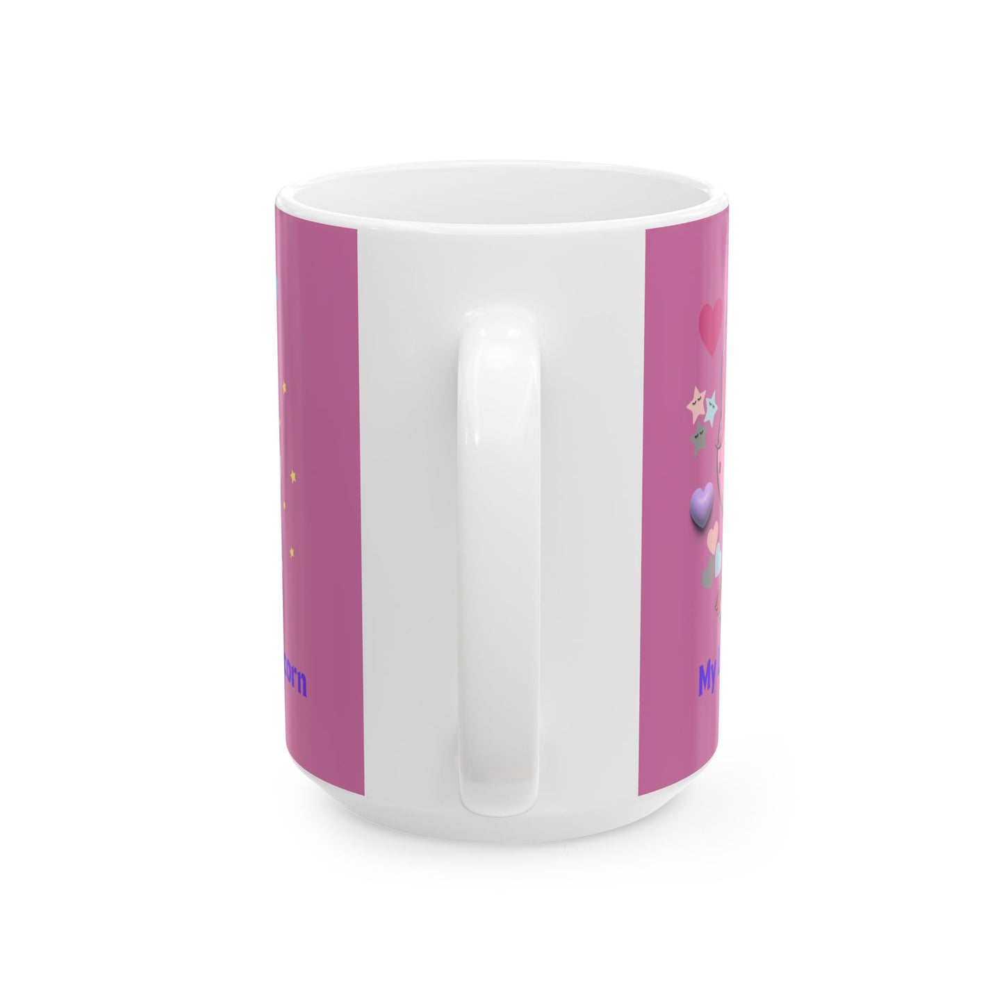 My Little Unicorn Love Mug 11-15 Ounces Light Pink