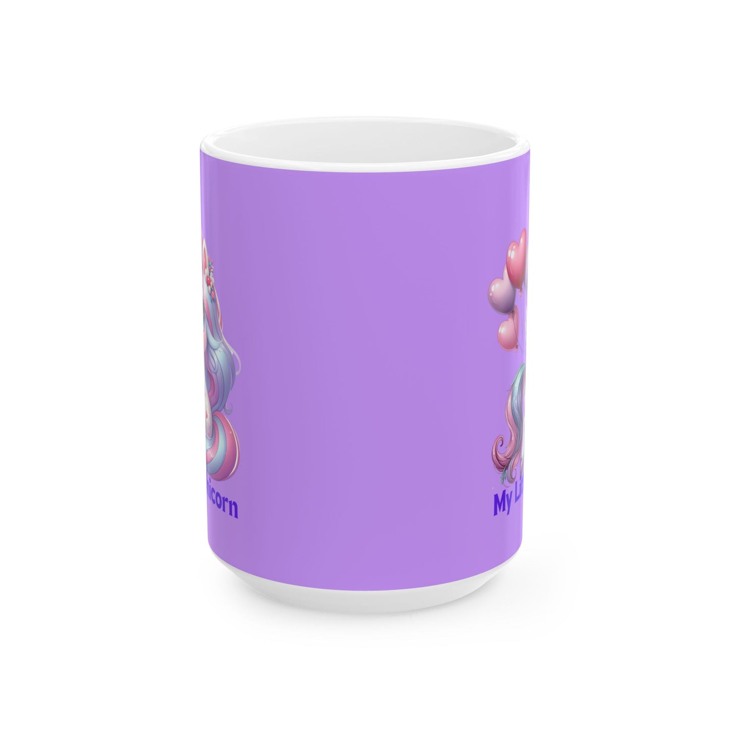 My Little Unicorn Horse Mug 11-15 Ounces Purple