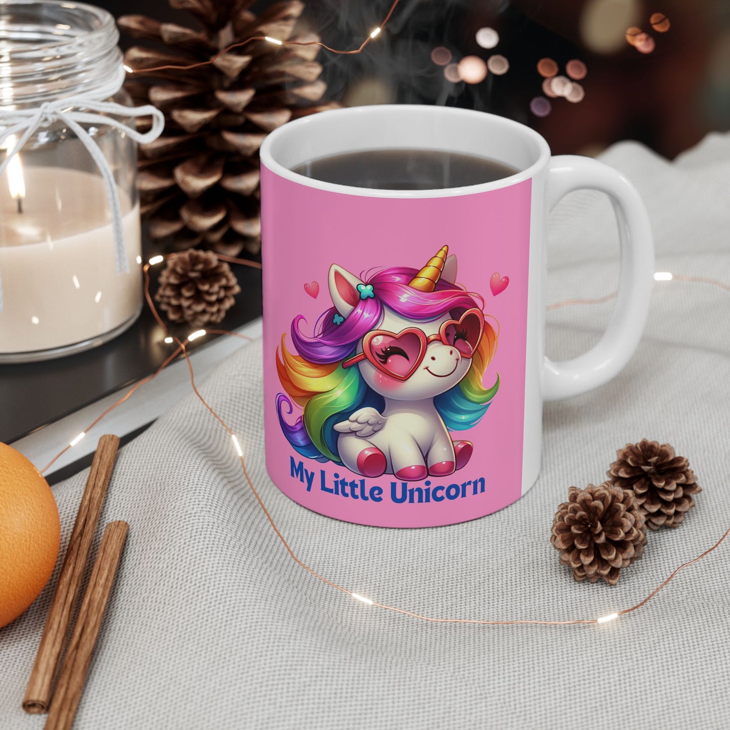 My Little Unicorn Fantasy Mug 11-15 Ounces Pink
