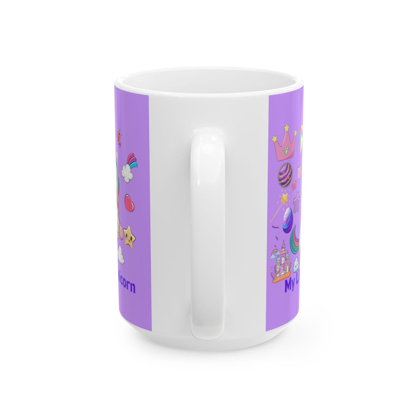 My Little Unicorn Fantasy Mug 11-15 Ounces Purple