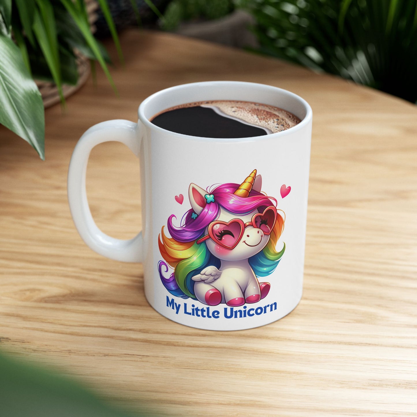 My Little Unicorn Rainbow Mug 11-15 Ounces White