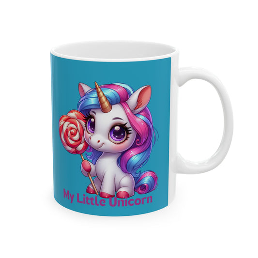 My Little Unicorn Princess Mug 11-15 Ounces Turquoise