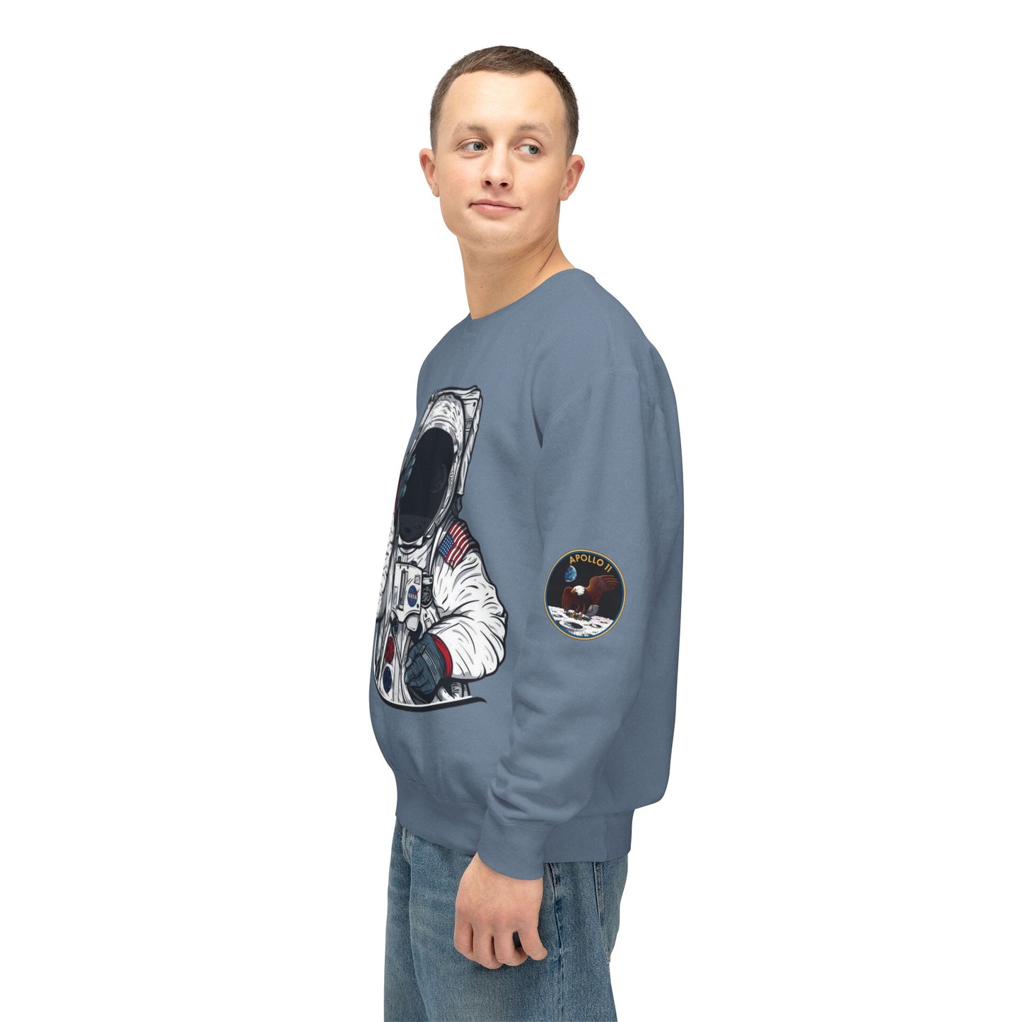 Unisex Long Sleeves Lightweight Crewneck Sweatshirt