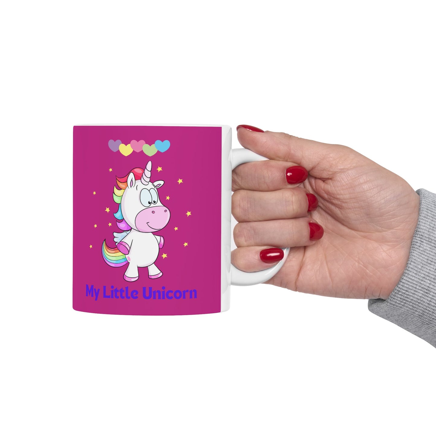 My Little Unicorn Love Mug 11-15 Ounces Pink