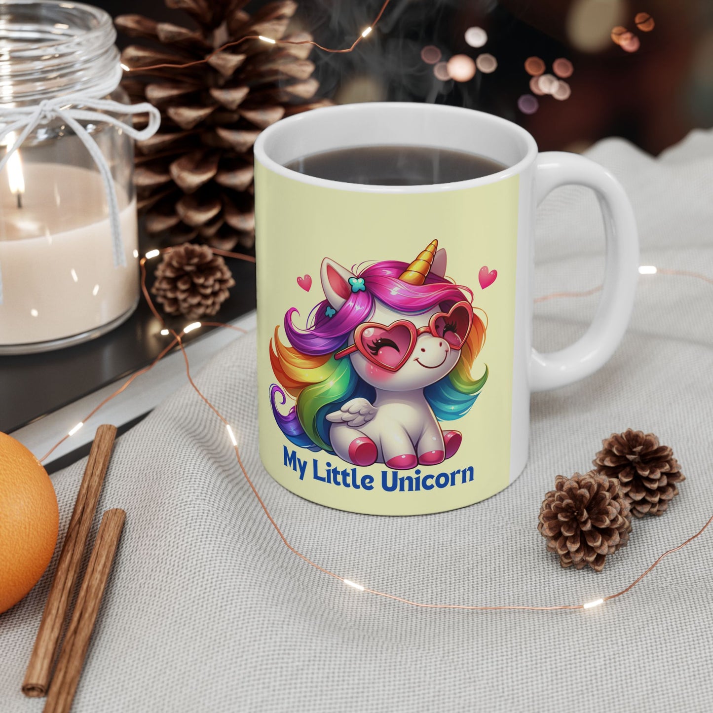 My Little Unicorn Princess Mug 11-15 Ounces Yellow