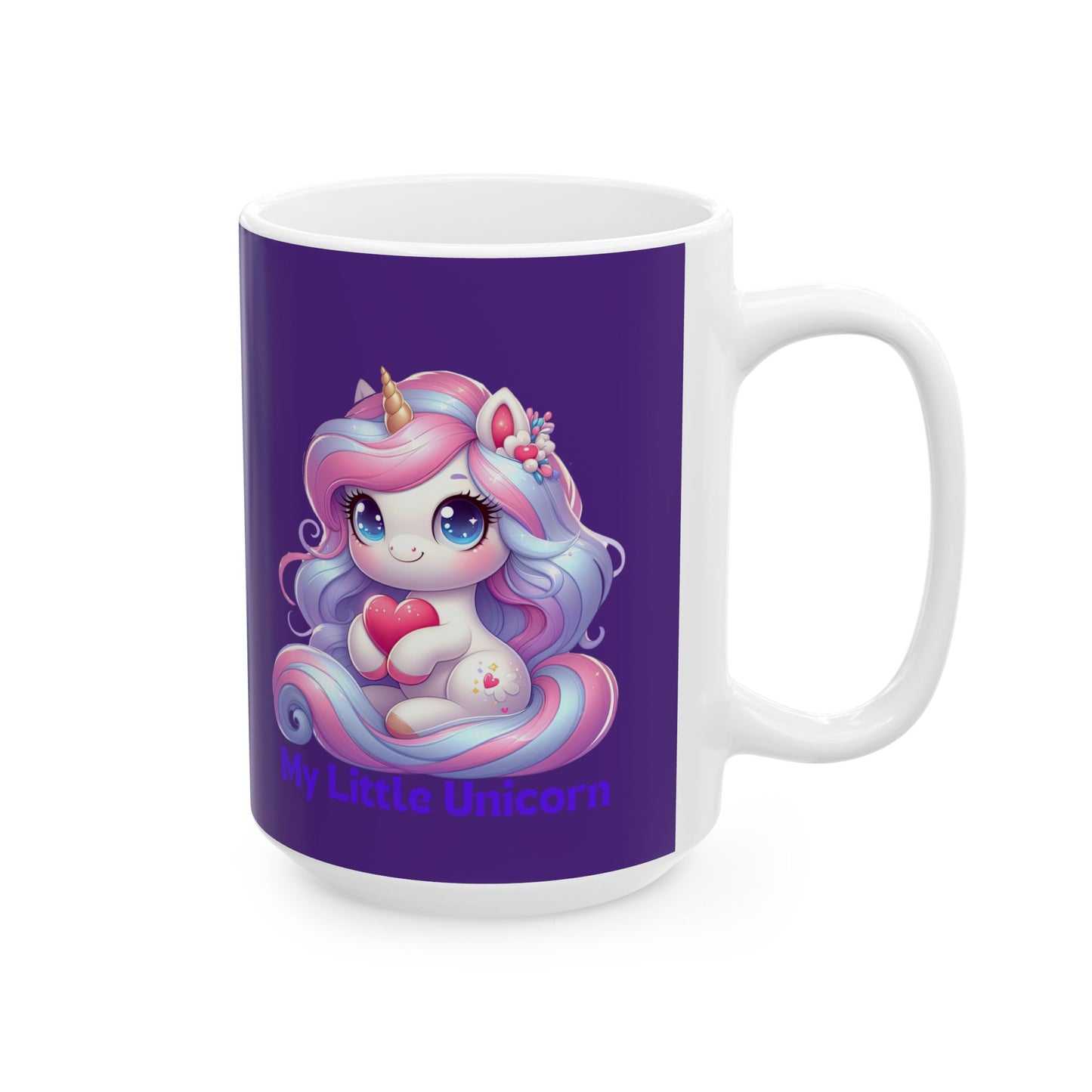 My Little Unicorn Sweet Mug 11-15 Ounces Purple