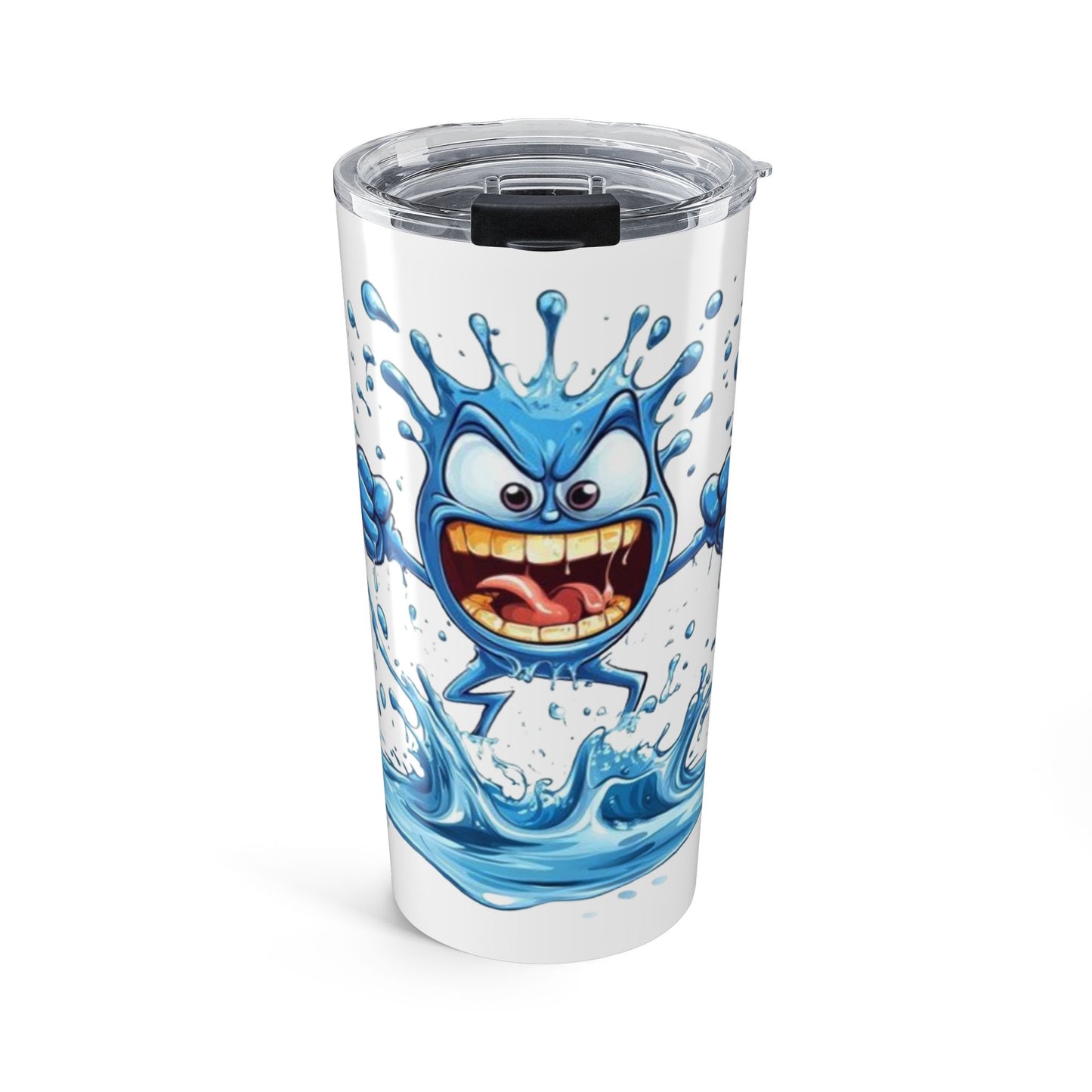 Angry Water Tumbler 20 Ounces White