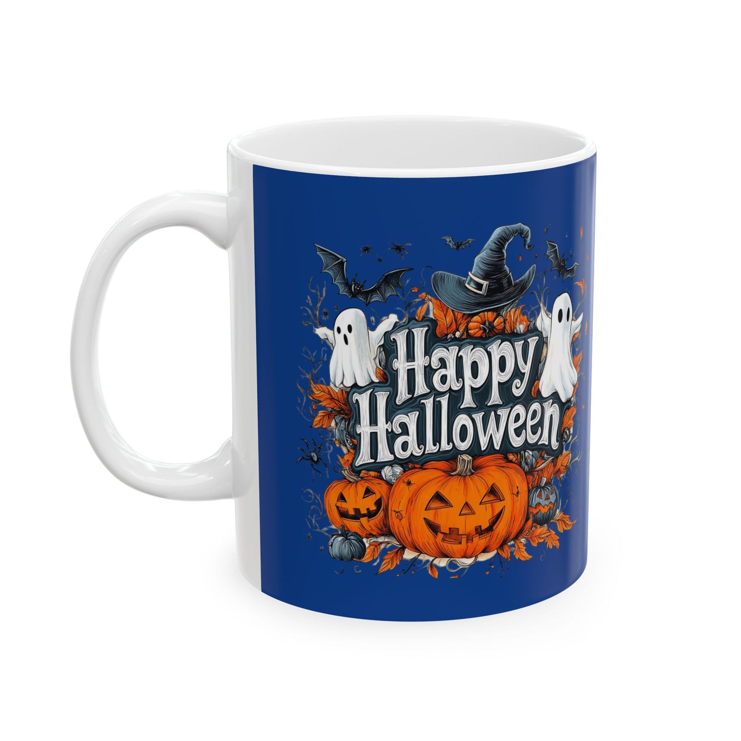 Happy Halloween Mug 11-15 Onces Dark Blue