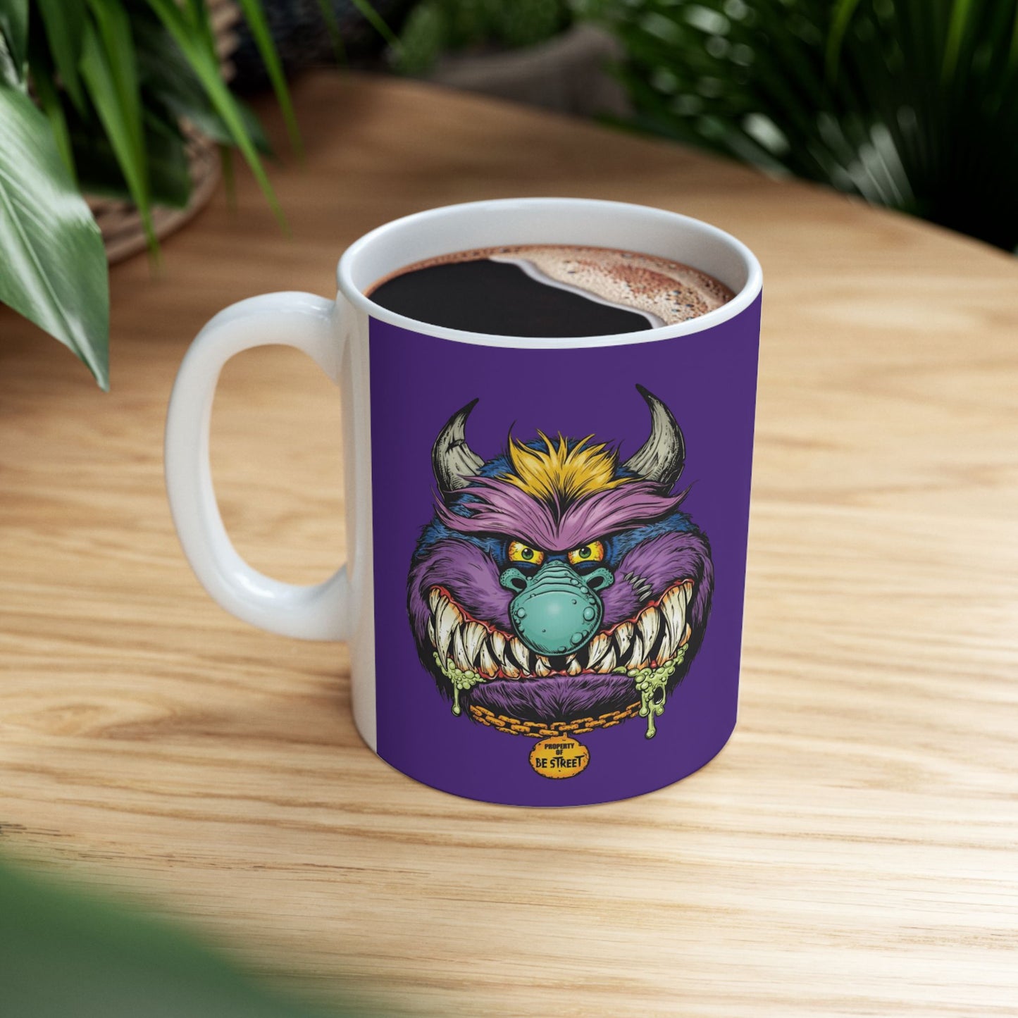 Monsters Mug 11-15 Onces Purple