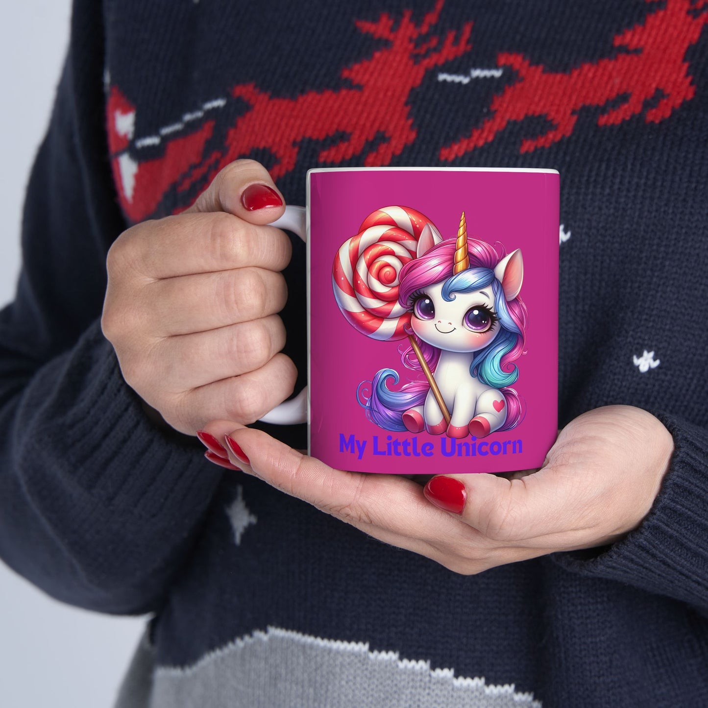 My Little Unicorn Sweet Mug 11-15 Ounces Pink