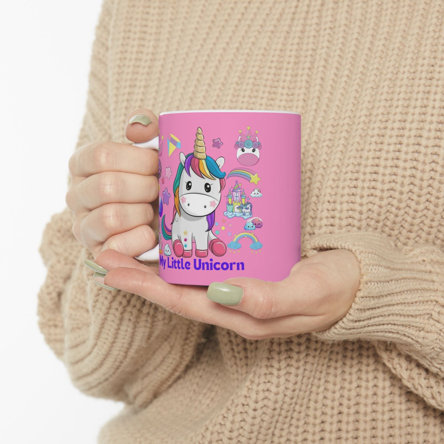 My Little Unicorn Fantasy Mug 11-15 Ounces Pink
