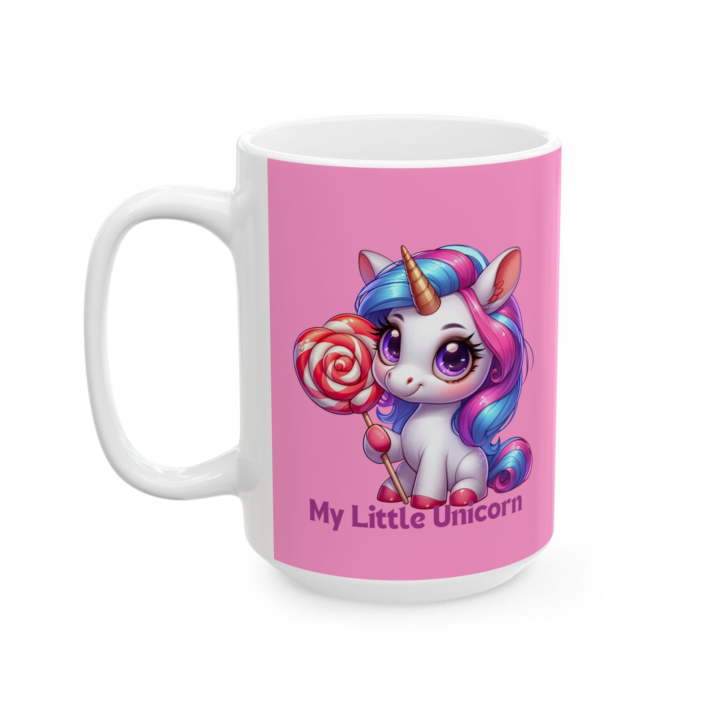 My Little Unicorn Castle Mug 11-15 Ounces Pink