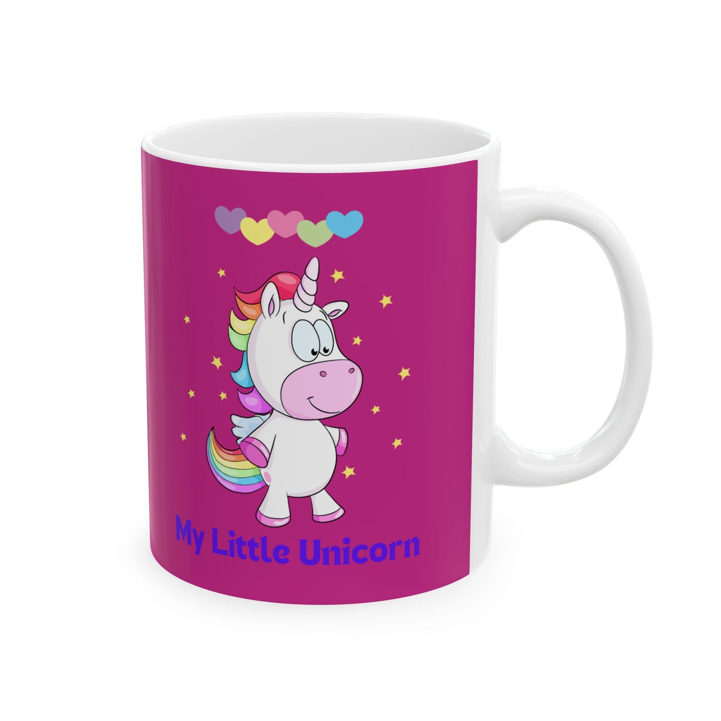 My Little Unicorn Love Mug 11-15 Ounces Pink