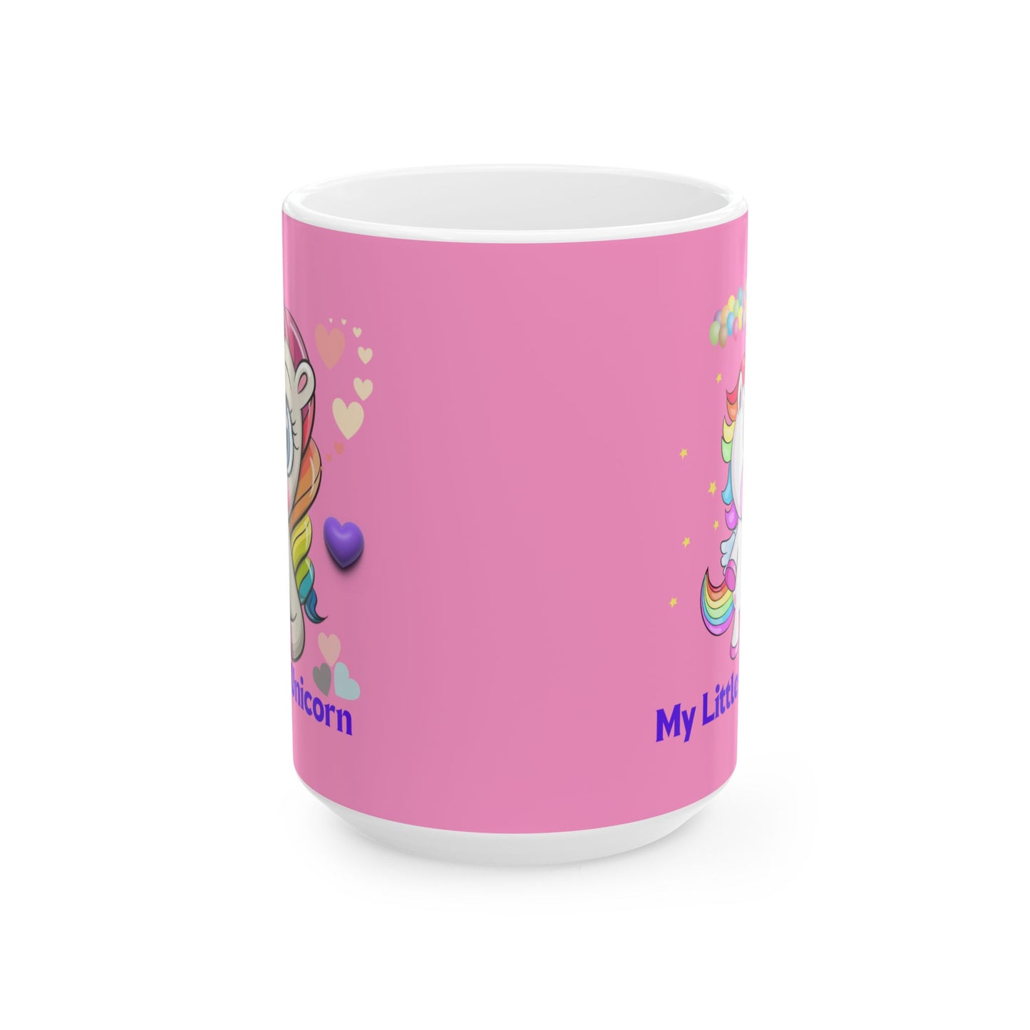 My Little Unicorn Balloons Mug 11-15 Ounces Pink