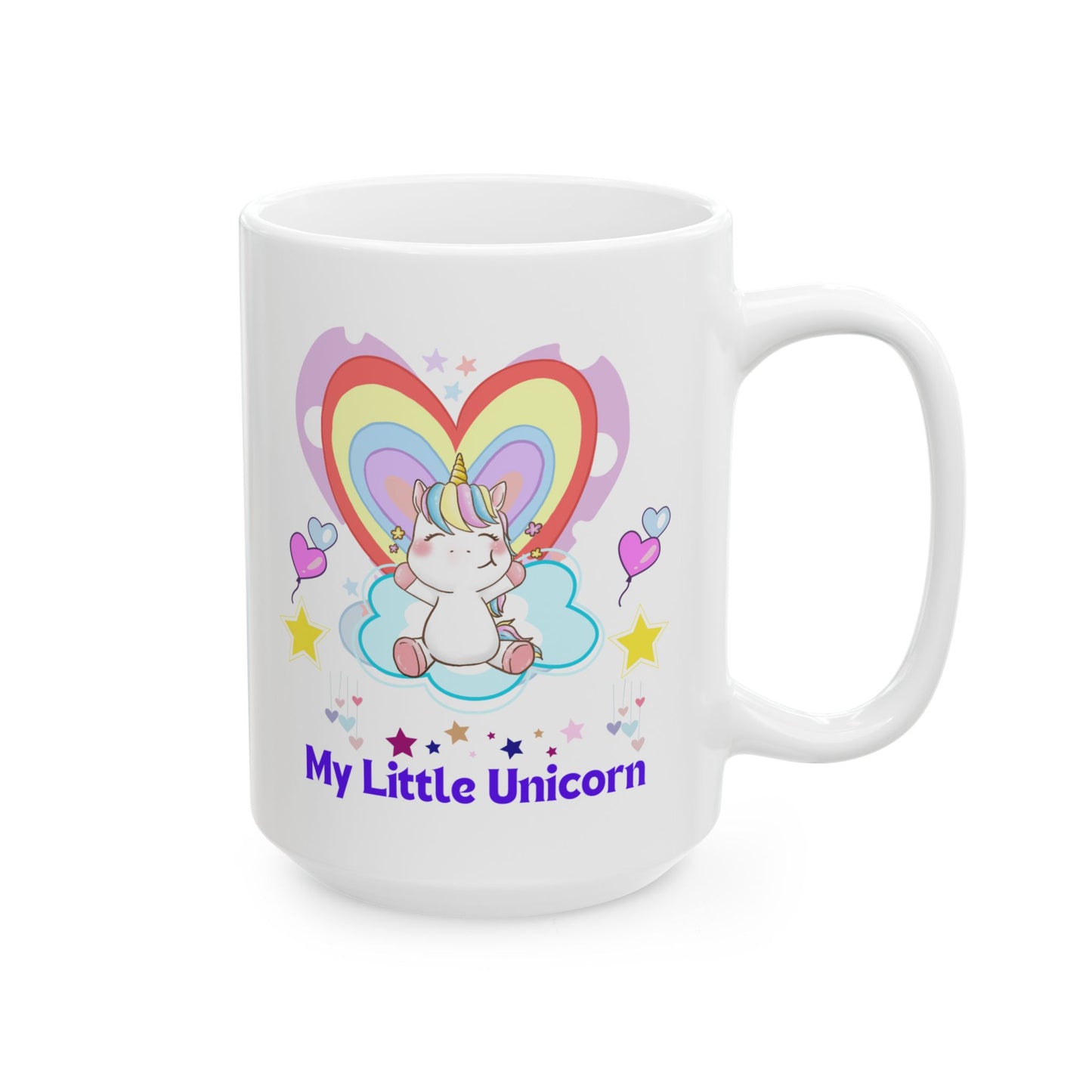 My Little Unicorn Love Mug 11-15 Ounces White