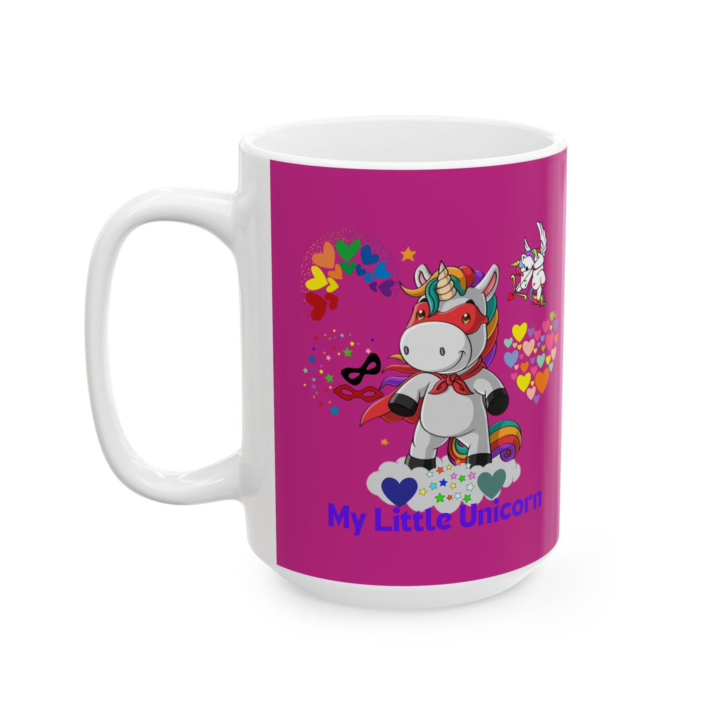 My Little Unicorn Couple Mug 11-15 Ounces Pink