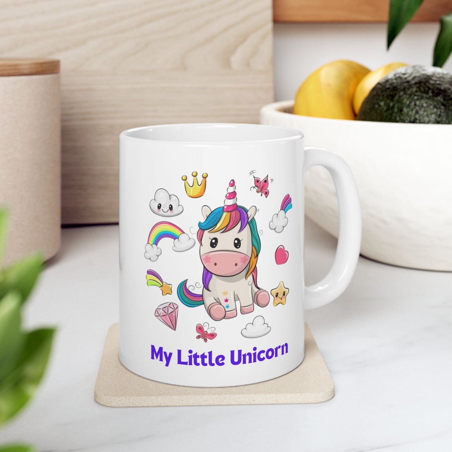 My Little Unicorn Fantasy Mug 11-15 Ounces White