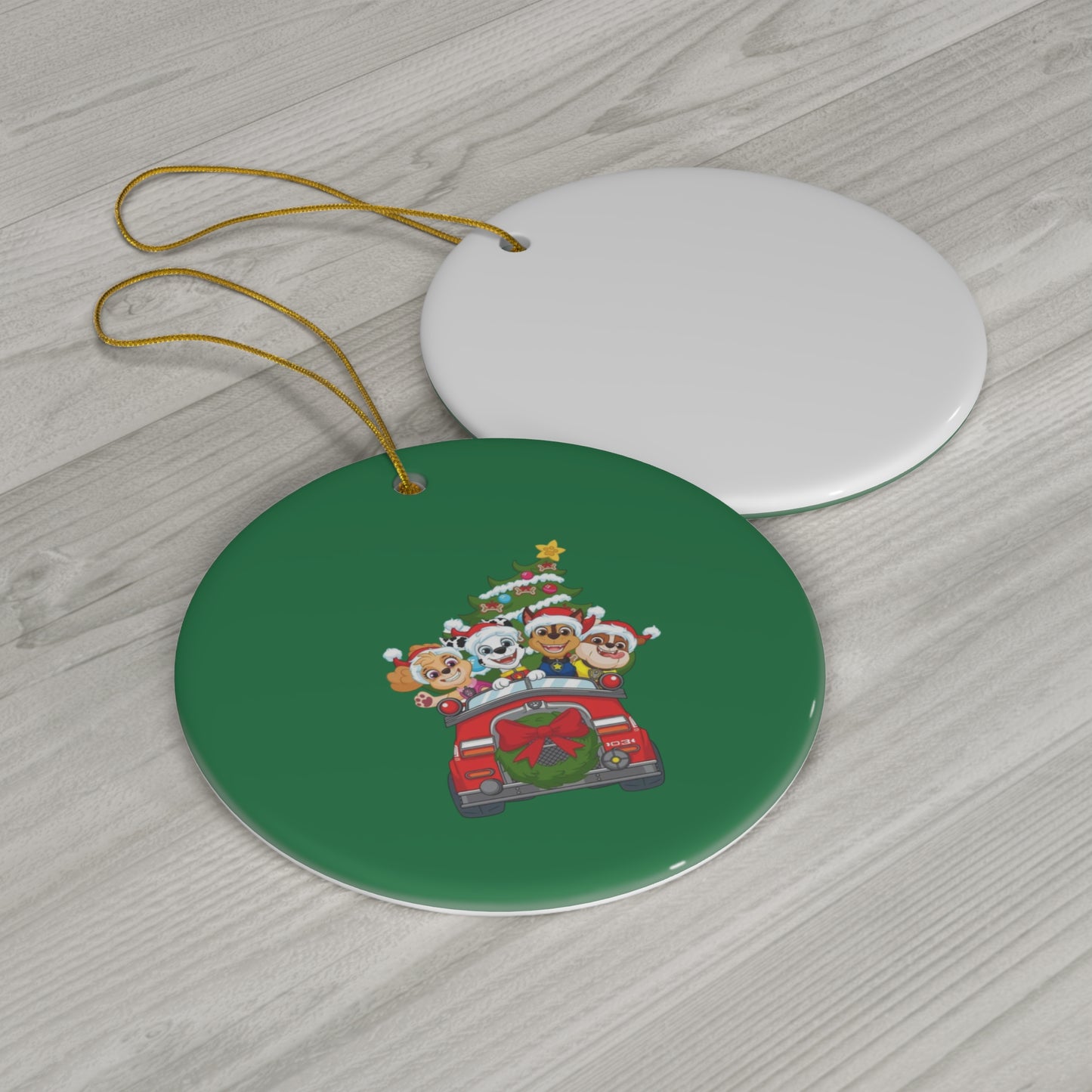 Ceramic Ornament, 4 Shapes